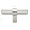 Gliderite Hardware 2-1/4 in. Knurled Steel Cabinet T-Bar Knob - 8002-T-SS 8002-T-SS-1 - alternate 4